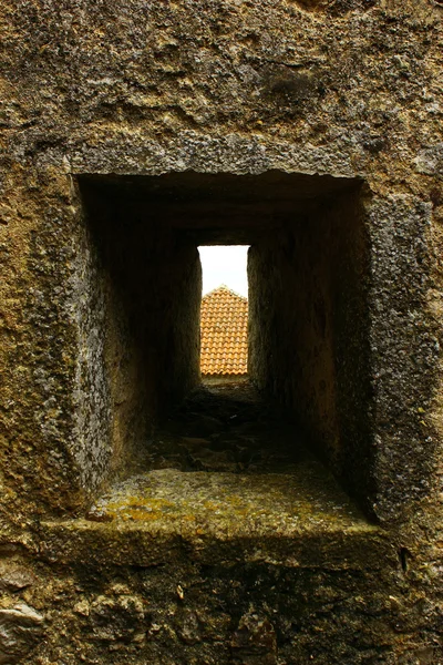 Agujero de flecha, Porto de Mos, Portugal — Foto de Stock