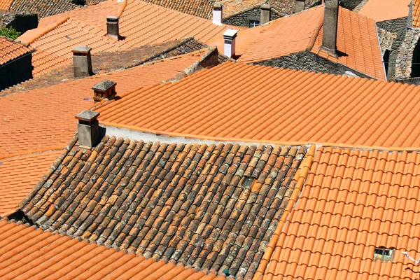 Detalle de algunos tejados — Foto de Stock