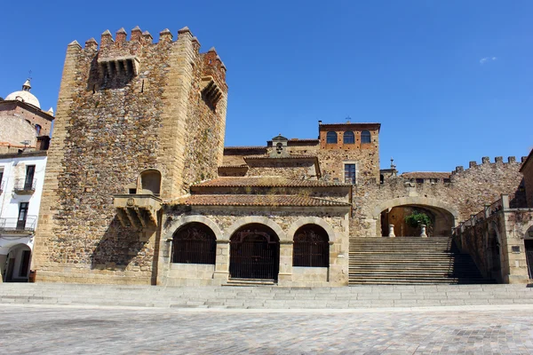 Patrimonio de la humanidad Cáceres en España — Foto de Stock