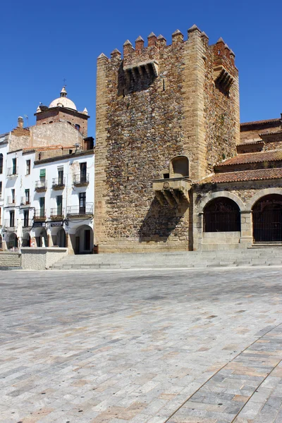 Świat dziedzictwo Cáceres w Hiszpanii — Zdjęcie stockowe