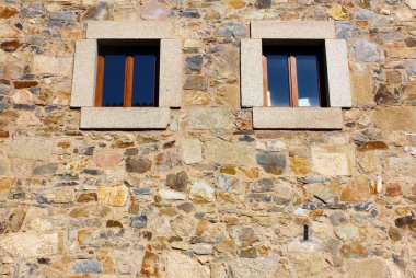 detay eski pencere, caceres, İspanya