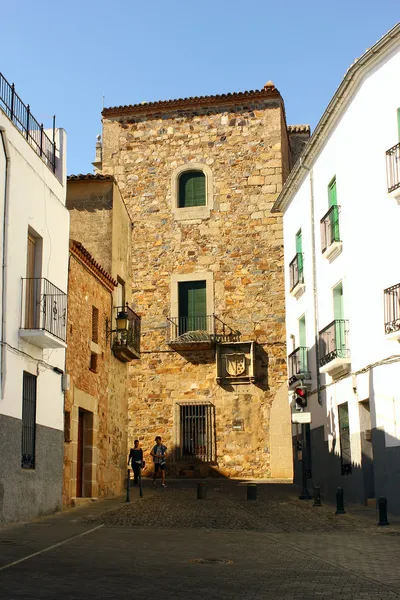 Património Mundial Cáceres em Espanha — Fotografia de Stock