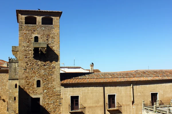 Kathedraal van caceres, caceres, Spanje — Stockfoto