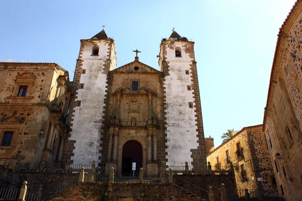 Церковь Сан-Франциско Хавьера в Касересе, Испания — стоковое фото