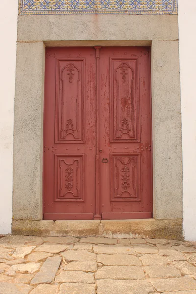 Мбаппе старой двери, Каштелу-де-Виде, Португалия — стоковое фото