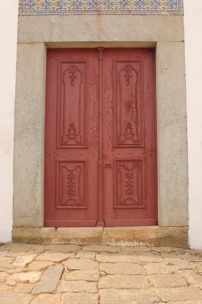 Detail of an old door, Castelo de Vide, Portugal — Stock Photo, Image