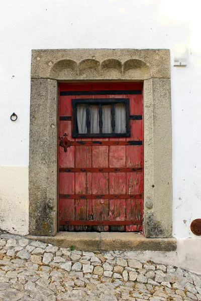 Detay eski kapı, marvao, Portekiz — Stok fotoğraf