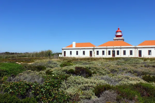 卡波萨尔当灯塔 alentejo 葡萄牙 — 图库照片