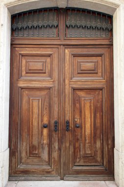 detay eski bir kapı, lisbon, Portekiz