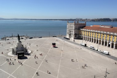 Commerce square, lisbon, Portekiz