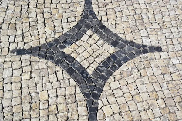 Portuguese calcada, Lisbon, Portugal — Stock Photo, Image