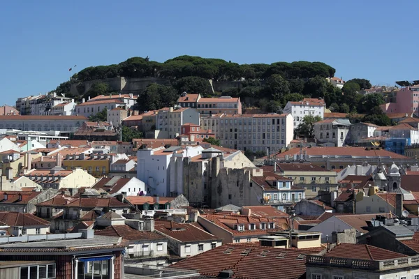 Kasteel van Sint george, Lissabon, portugal — Stockfoto