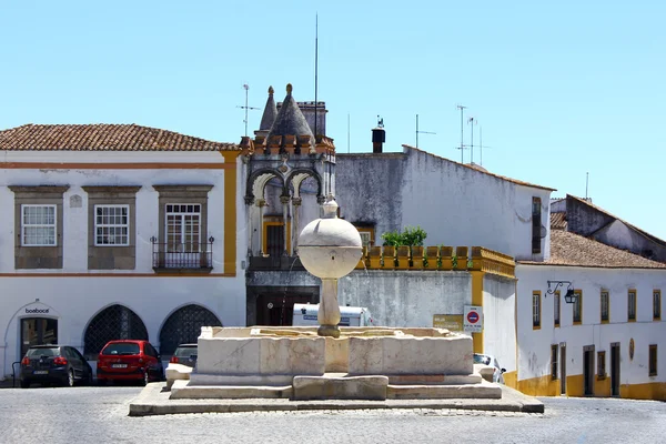 ayrıntılı bir çeşme, evora, Portekiz