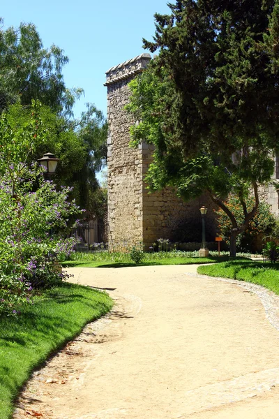 Koning manuel paleis en Tuin, evora, portugal — Stockfoto