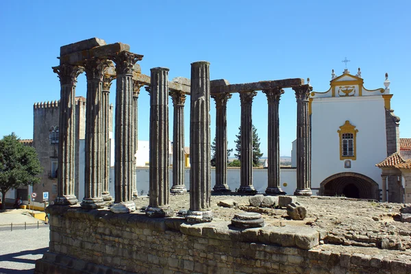 Roman temple, Evora, Portugal — Stock Photo, Image