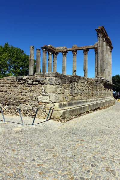 Roma tapınağı, Evora, Portekiz — Stok fotoğraf