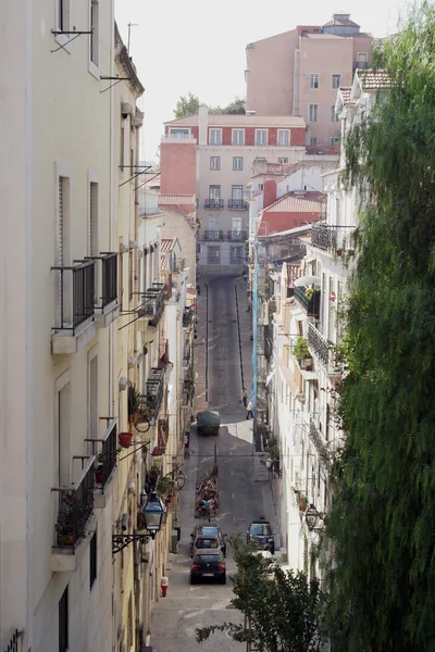 Λεπτομέρεια από ένα δρόμο, Λισαβόνα, Πορτογαλία — Φωτογραφία Αρχείου