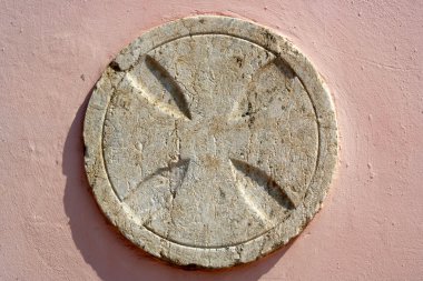 Detail of a templar cross clipart