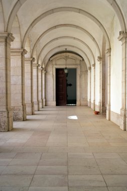 Mafra Ulusal Sarayı cloister, mafra, Portekiz