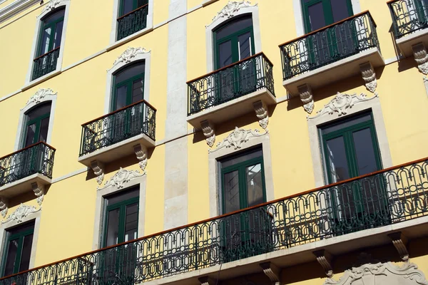 Dettaglio di un vecchio edificio, Lisbona, Portogallo — Foto Stock