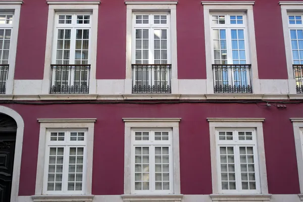 Detalj av en gammal byggnad, Lissabon, portugal — Stockfoto