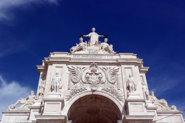 Augusta street arch, lisbon, Portekiz