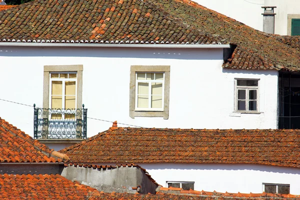 Roof tiles and windows — Stock Photo, Image