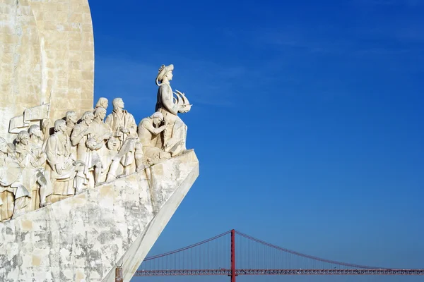 Monumento a los descubrimientos del mar portugués, Lisboa, Portugal — Foto de Stock