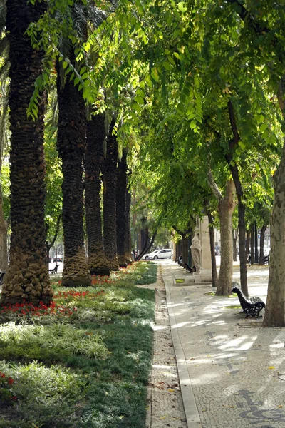 Liberty avenue, Lisabon, Portugalsko — Stock fotografie