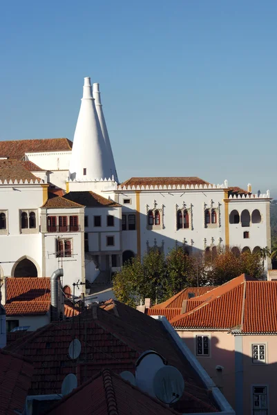 Pałac Narodowy Sintra, Sintra, Portugalia — Zdjęcie stockowe