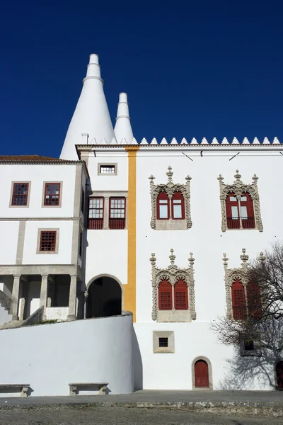 Pałac Narodowy Sintra, Sintra, Portugalia — Zdjęcie stockowe