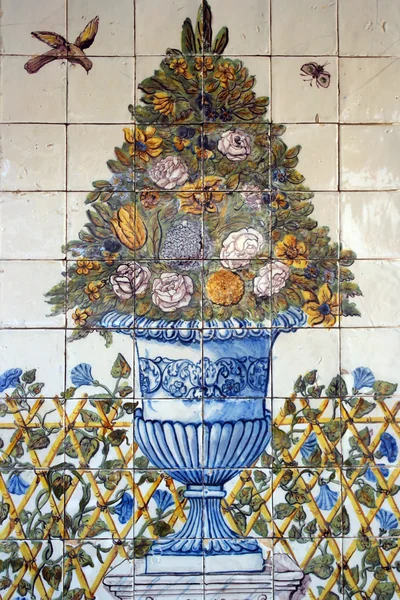 Azulejos, Portuguese tiles — Stock Photo, Image