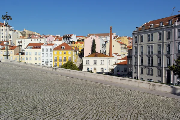 Старое здание, Лиссабон, Португалия — стоковое фото