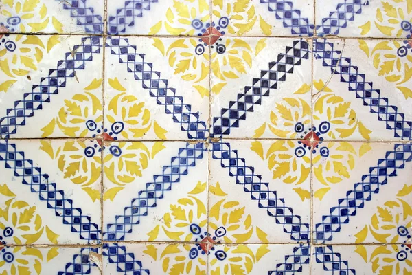 Azulejos, Portuguese tiles — Stock Photo, Image