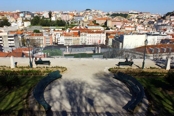 Uitzicht over Lissabon, Portugal — Stockfoto