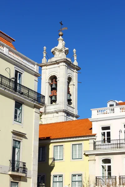 Kerk chiado, Lissabon, portugal — Stockfoto