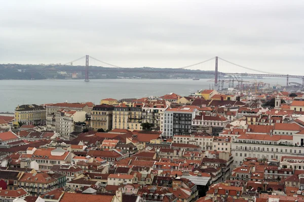 View over Lisbon, the capital city of Portugal — Stock Photo, Image