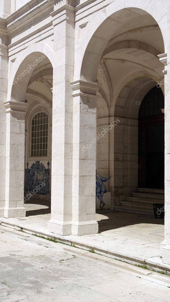 Monastery of Saint Vincent cloister, Lisbon, Portugal