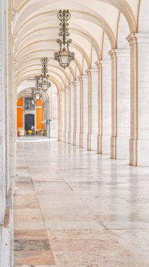 The most importante of the capital city of Portugal. Yhe commerce square, Lisbon.