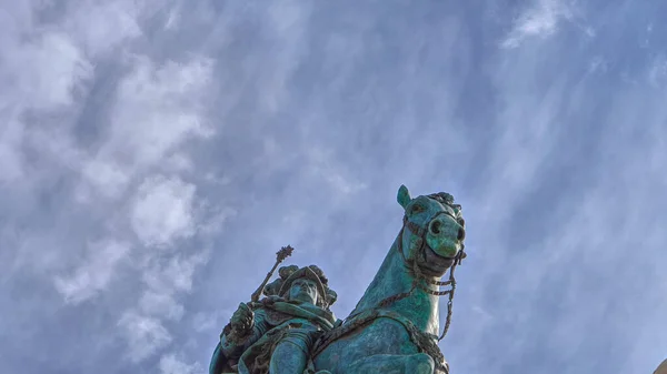 Most Importante Capital City Portugal Yhe Commerce Square Lisbon — Fotografia de Stock