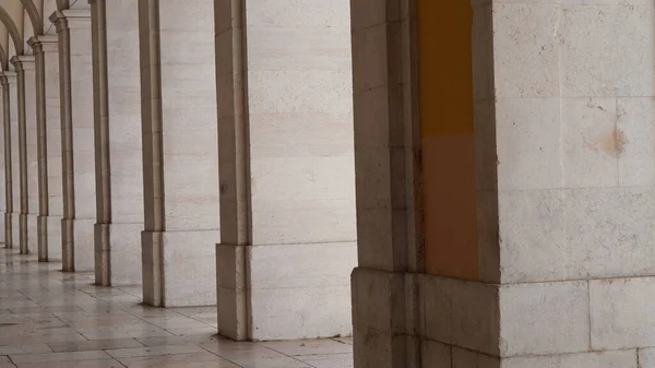 Belangrijkste Stad Van Hoofdstad Portugal Het Handelsplein Lissabon — Stockfoto