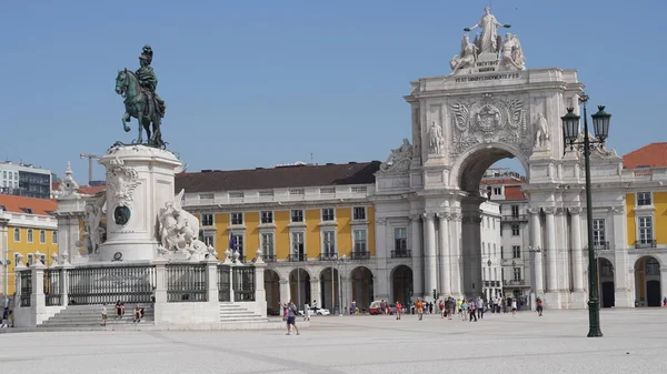 Most Importante Capital City Portugal Yhe Commerce Square Lisbon — ストック写真