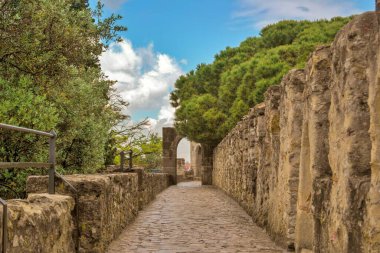 The castle of Saint George im the capital city of Portugal, Lisbon