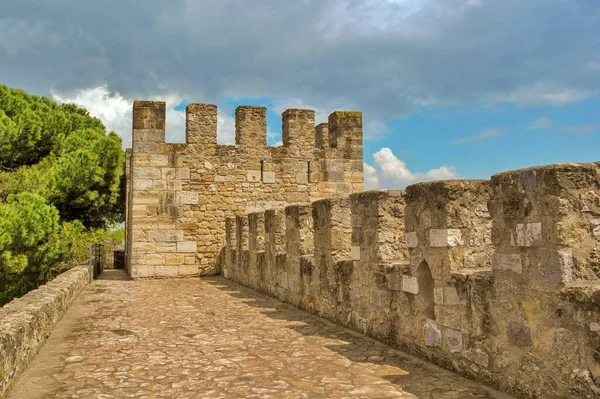 Castle Saint George Capital City Portugal Lisbon — Foto de Stock