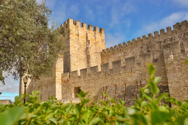 葡萄牙里斯本圣乔治城堡 — 图库照片