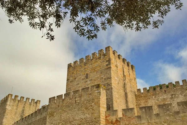 Castelo São Jorge Lisboa Portugal — Fotografia de Stock