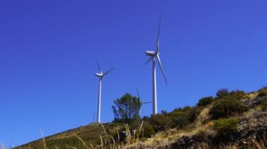 Portugal, Wind turbine, eolic moving, Lousa portuguese mountain range