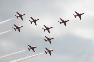 T1 jet uçağı air Show Şahin
