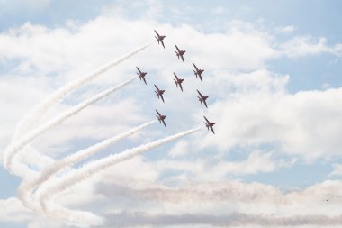 T1 jet uçağı air Show Şahin