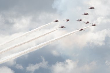 T1 jet uçağı air Show Şahin